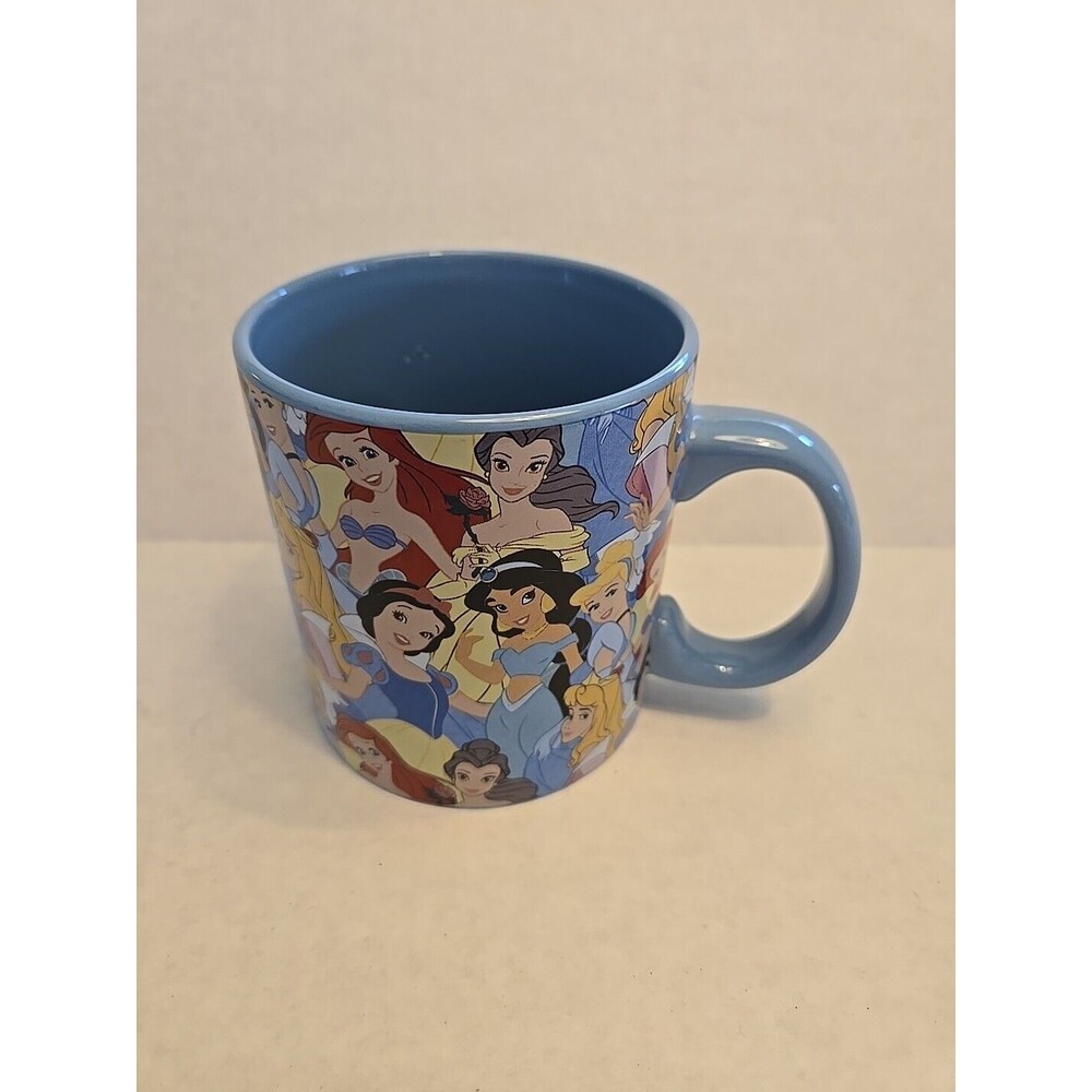 Disney Princesses Ceramic Cup Coffee Mug Ariel Jasmine Belle Cinderella 20 Oz